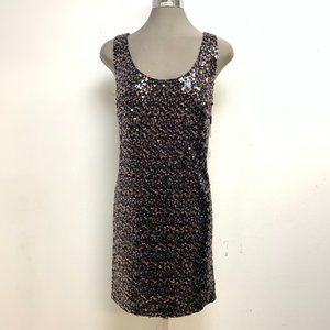 Calvin Klein Multi Color Elegant Cocktail Party Easy Fit Sheath Dress size 12